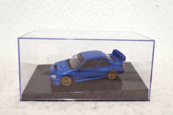 オートアート スバル WRX STI 1/43 ミニカー GDB ブルー_画像3