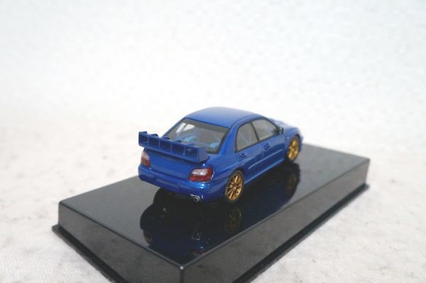 オートアート スバル WRX STI 1/43 ミニカー GDB ブルー_画像2