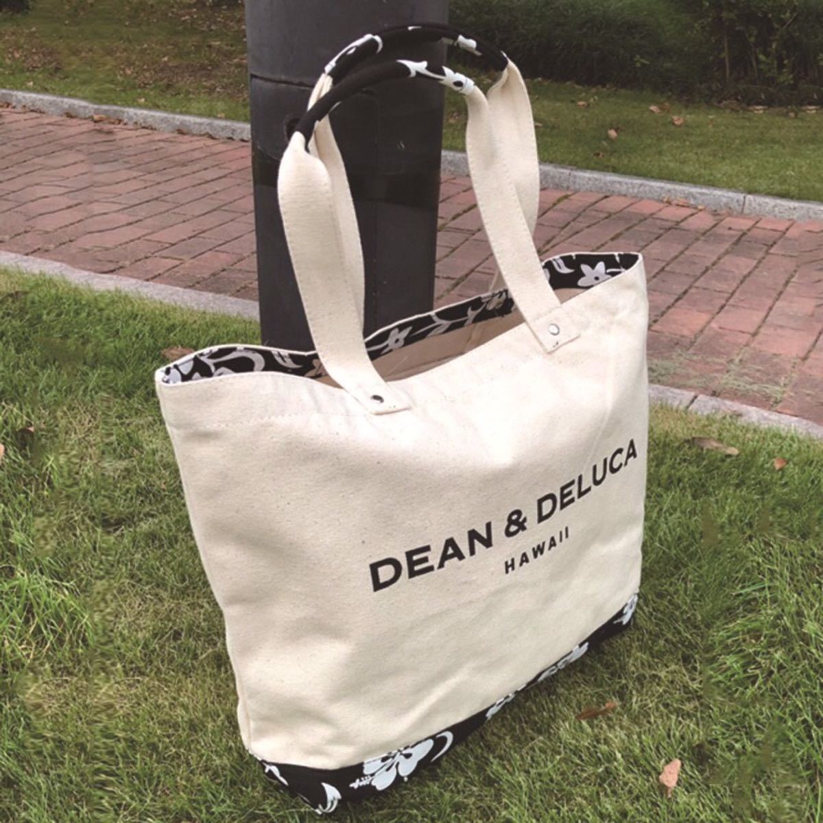 DEAN&DELUCA ディーンデルカ ハワイ限定 ハイビスカス柄 トートバッグ DEAN&DELUCA 定番 ハワイ限定