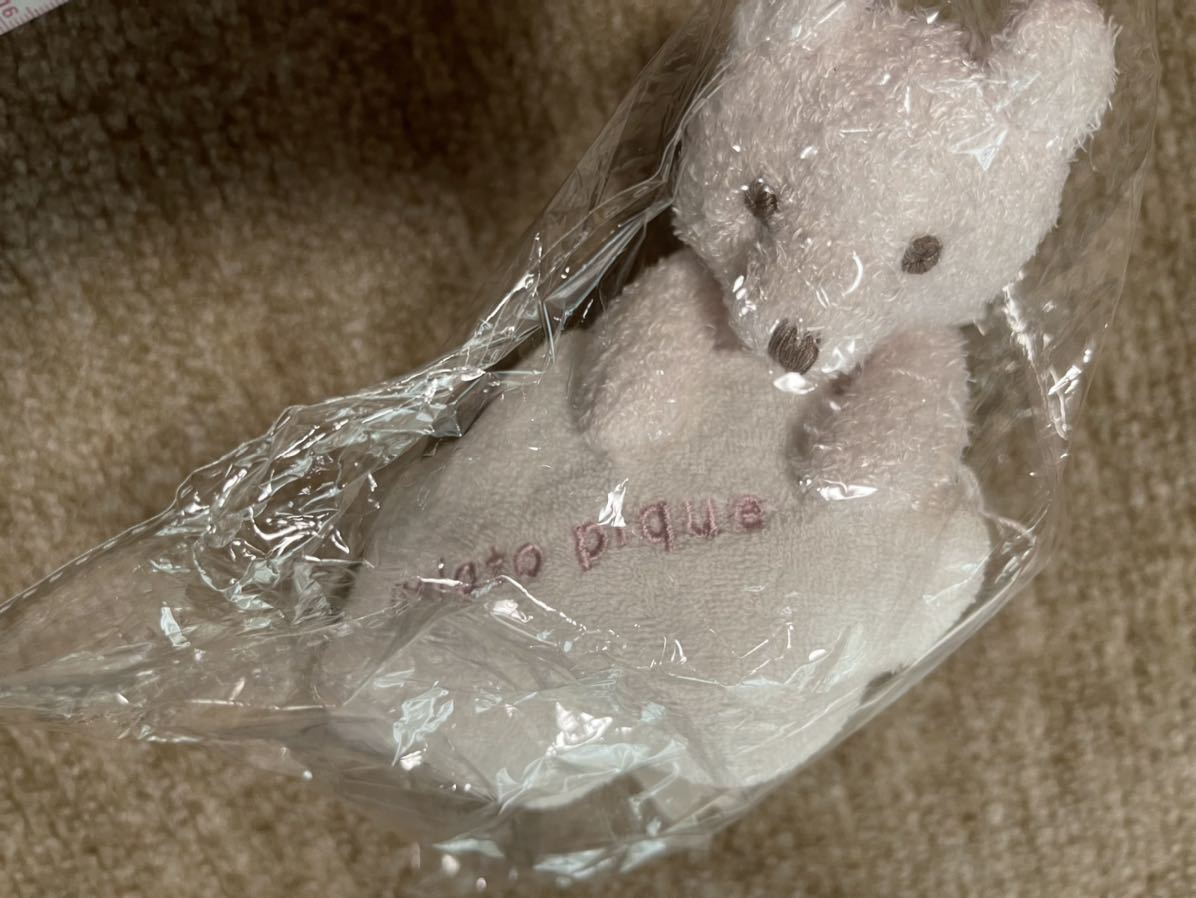  new goods unused tag attaching Gelato Pique kmo× bear rattle girl toy 