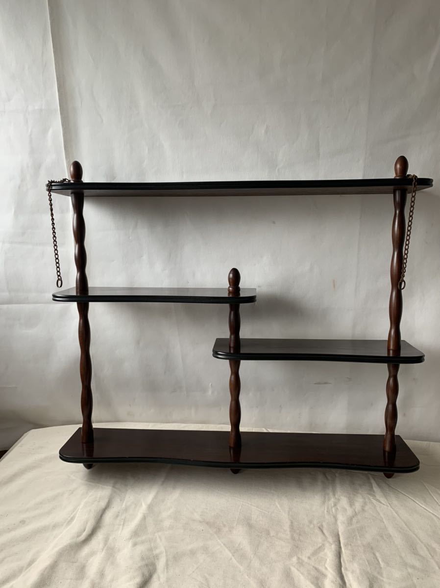 昭和レトロ 古道具 昔の 飾り棚 吊り戸棚