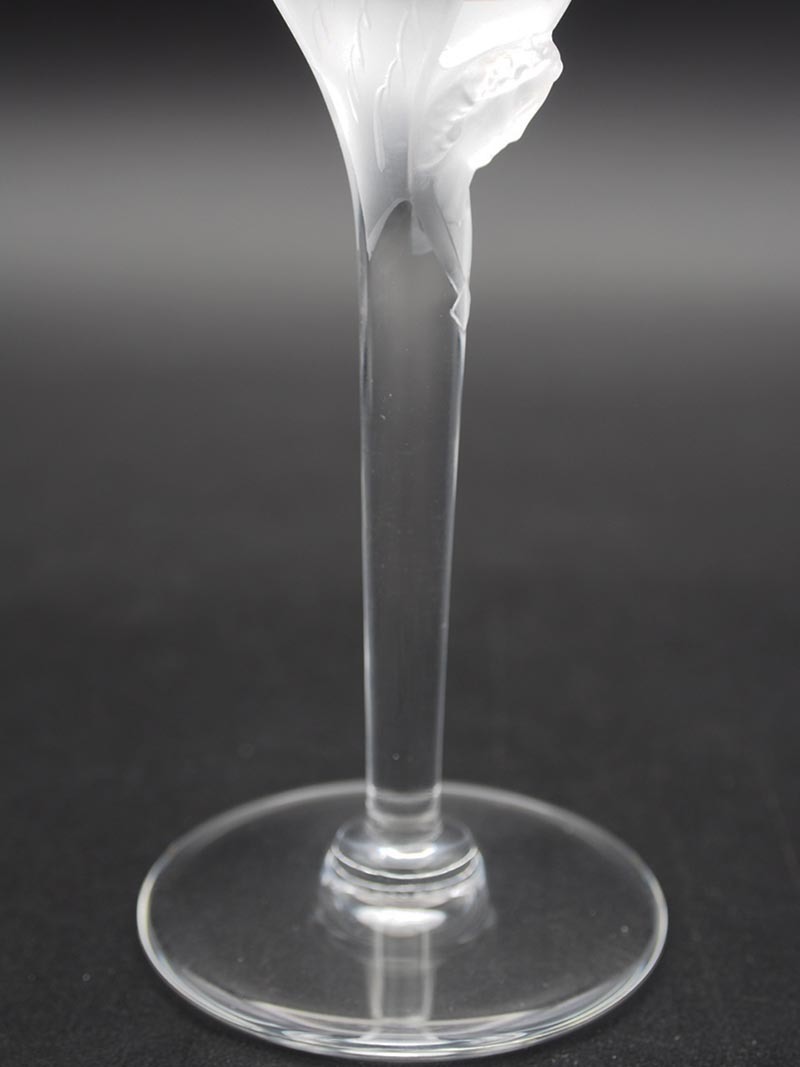 ラリック LALIQUE アンジュ シャンパンフルート H 20 5cm 2脚 ラリック LALIQUE アンジュ シャンパンフルート H 20 5cm 2脚