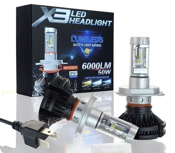 ■PHILIPS LED チップ 車検対応 プリウスα 40系 前期型 H11 LED ヘッドライト/ロービーム用 12000LM 3000K 6500K 8000Kの画像1