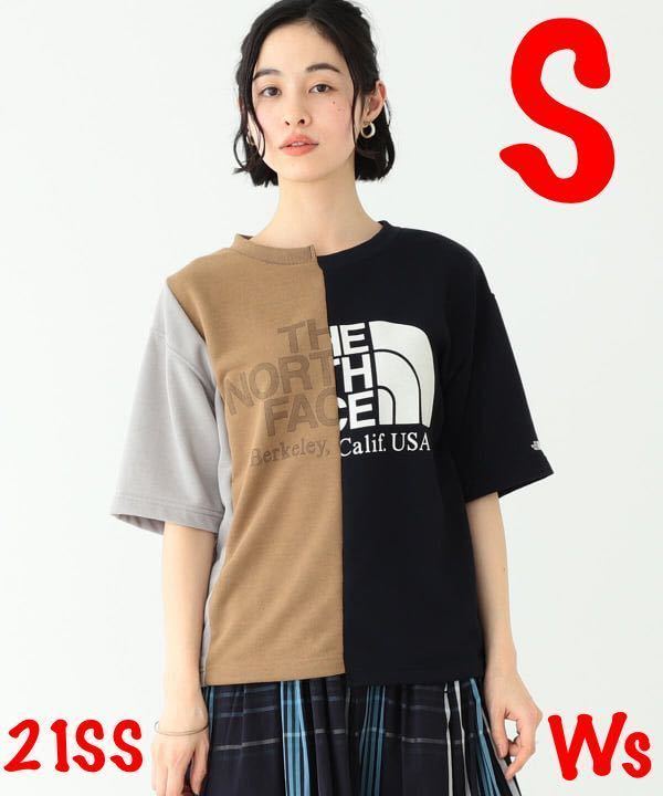 21SS ノースフェイス パープルレーベル × ビームス限定【新品】アシンメトリー Tシャツ【Sサイズ】NT3120N アシメ ロゴTシャツ NT3916N 