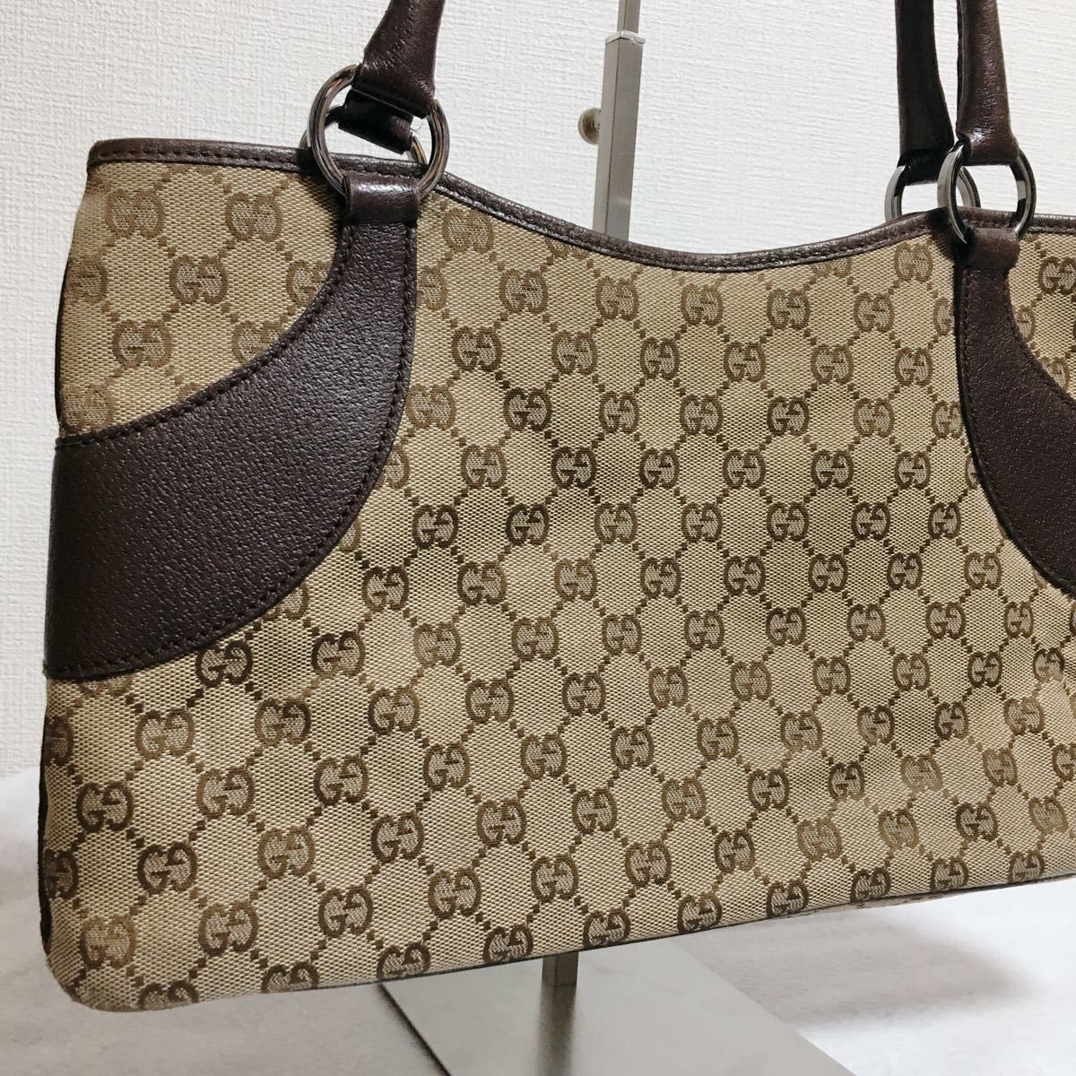 GUCCI グッチ GGキャンバス トートバッグ ベージュ レディース ccorca.org