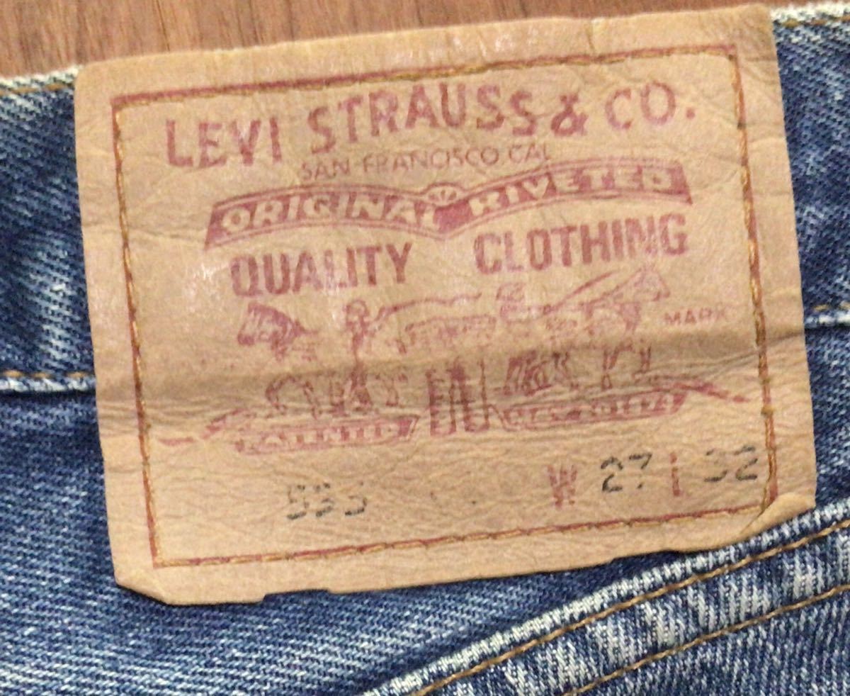  Италия производства *Levi*s Levi's джинсы W27* Denim брюки молния fly 