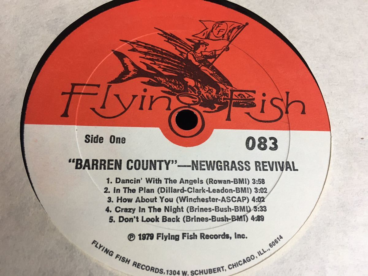 Newgrass Revival* used LP/US original record [ new glass *livai Val ~Barren County]