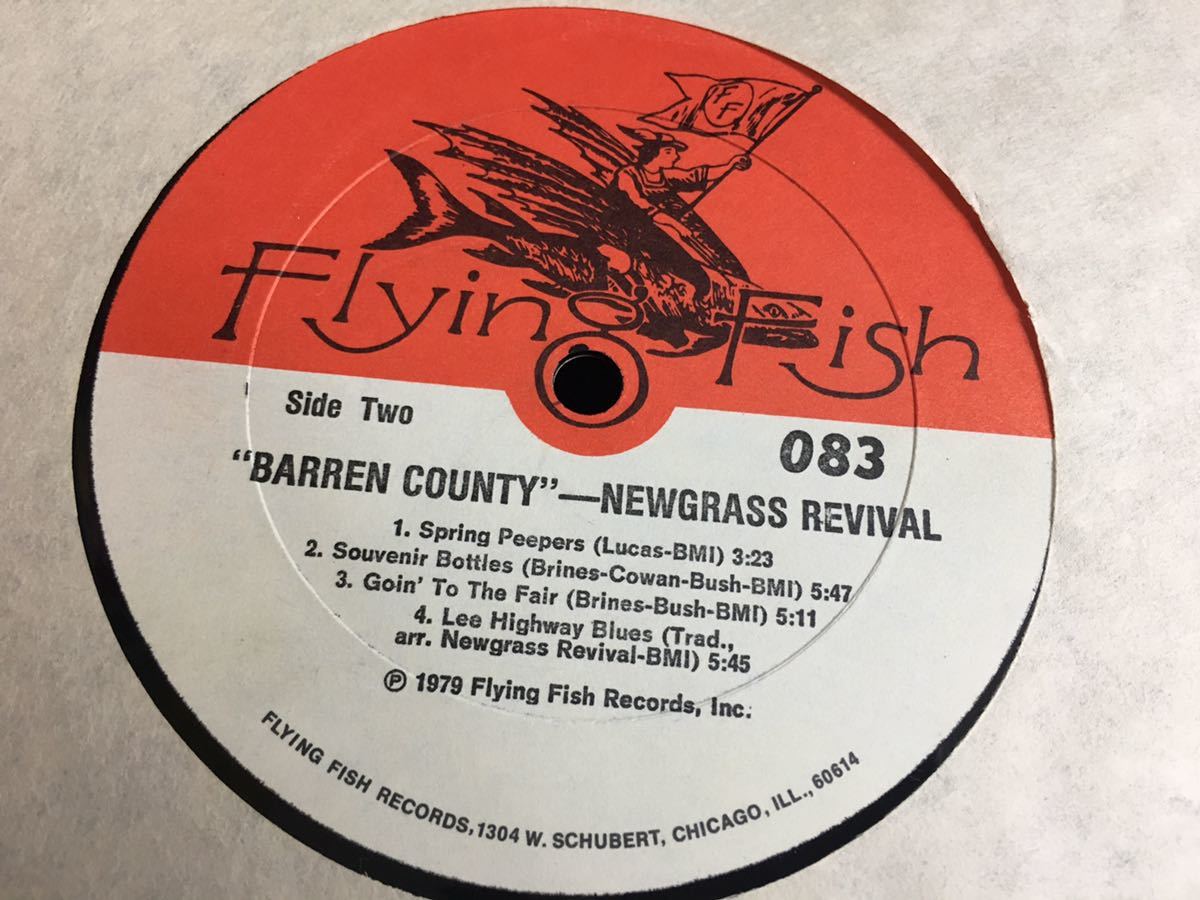 Newgrass Revival* used LP/US original record [ new glass *livai Val ~Barren County]