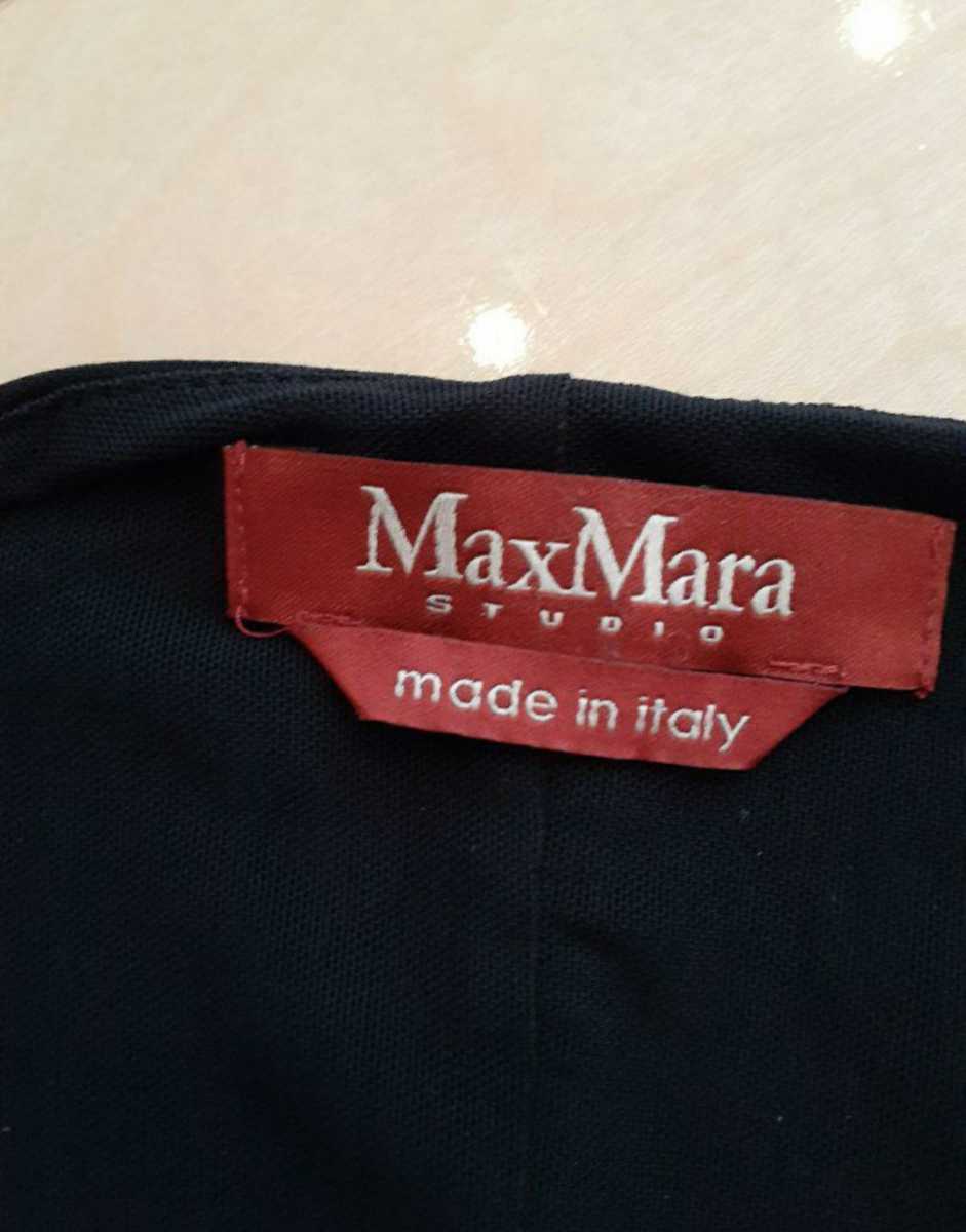 マックスマーラスタジオMax Mara黒ブラックワンピースワンピース黒