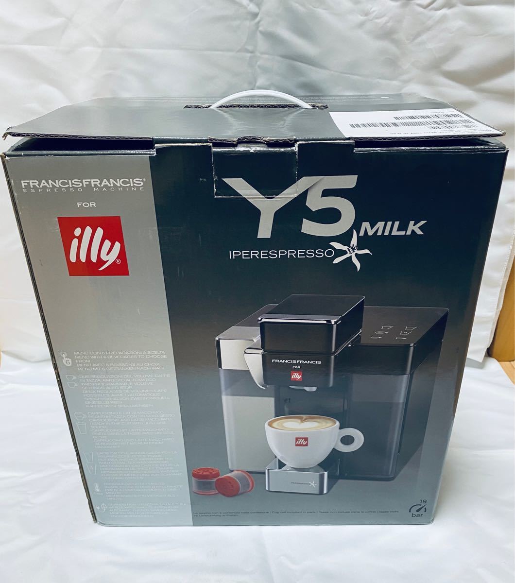 illy イリー　Y5ミルク　エスプレッソコーヒーマシーン