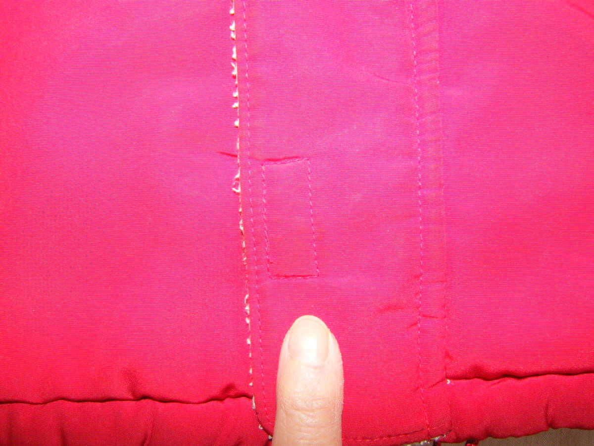 *ELLE L * 90cm red color reversible coat 