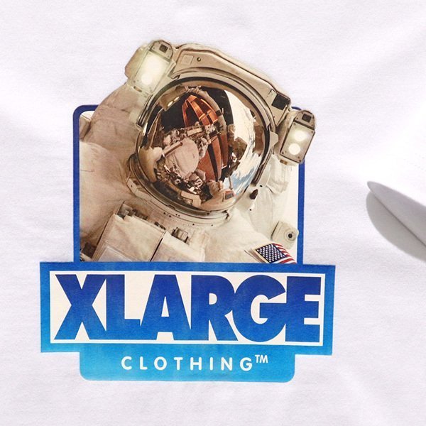 完売新品「XLARGE」 “S/S TEE ASTRONAUTS”WHITE M Tシャツ 宇宙飛行士