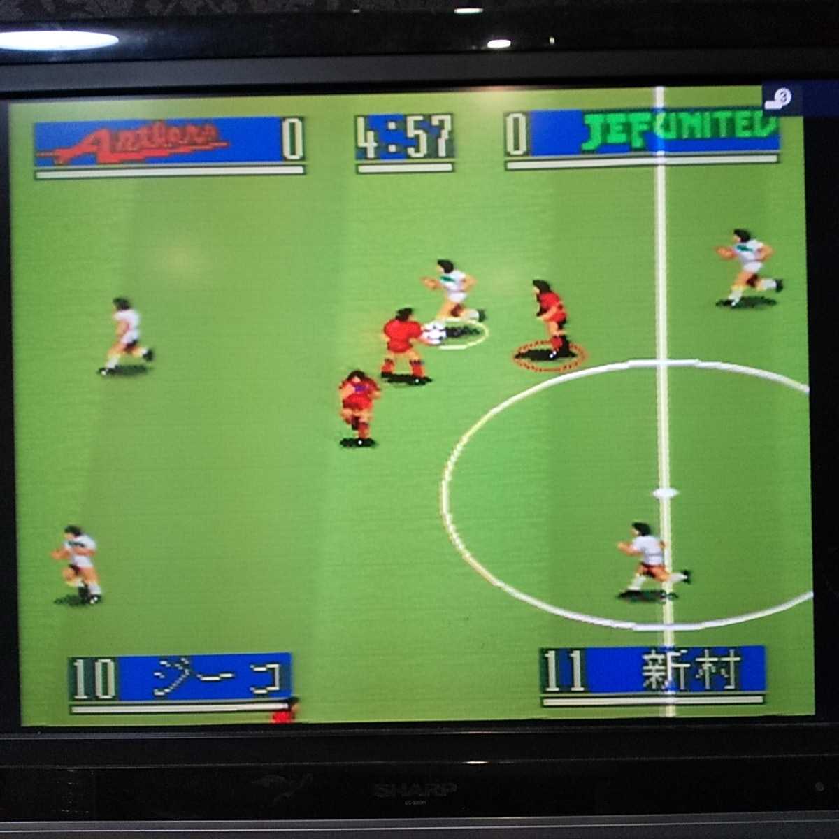 ♯SFC【Jリーグサッカー プライムゴール】1993年ナムコ　［送料無料］返金保証あり　※バックアップ機能は下記「商品説明」をよくお読みく