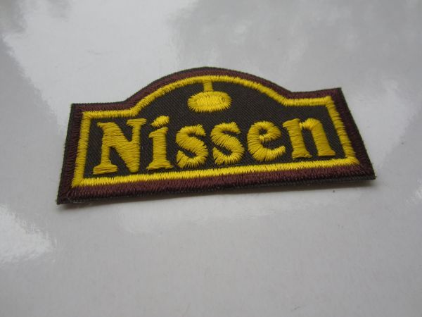 ビンテージ Nissen ロゴ アメリカ ロゴ ワッペン/パッチ 刺繍 カスタム メーカー 古着 企業 会社 アメカジ 502_画像4