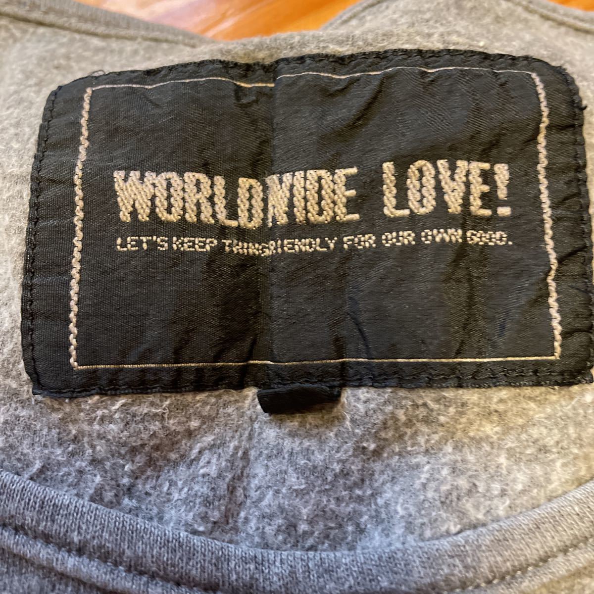  World Wide Love tank top size 1 lady's 