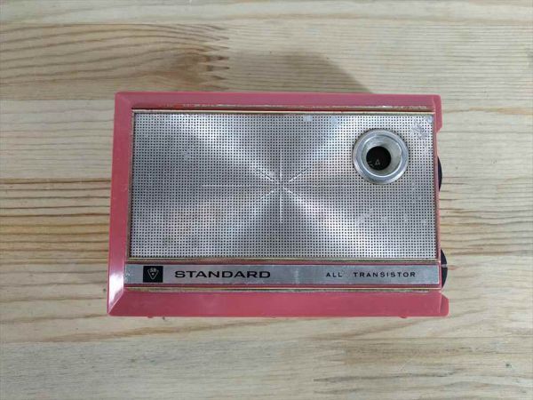 STANDARD スタンダード SR-F403 MW(AM)ポケットラジオ ピンク (21_331_6)