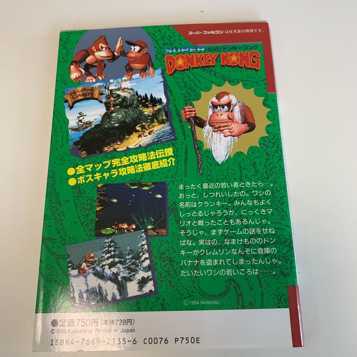 yb112 スーパードンキーコング スーファミ ゲーム テレビゲーム 攻略本 ロールプレイング RPG 宝島社 小学館 ニンテンドー 3DS DS ファミ通_画像2