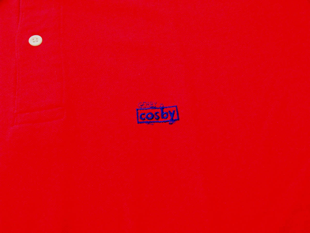 ★　COSBY（コスビー）　ポロシャツ　新品　 レッド　M　デッドストック