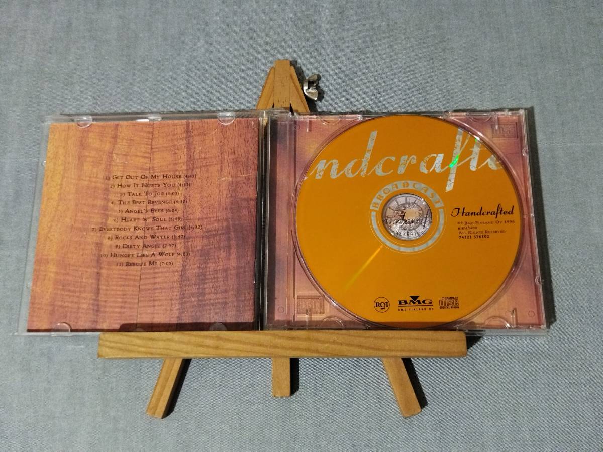 1509n 即決有 中古輸入CD 【北欧AOR/メロハー】 BROADCAST 『Handcrafted』 メロディアスハード メロディックロック ハードポップ_画像3