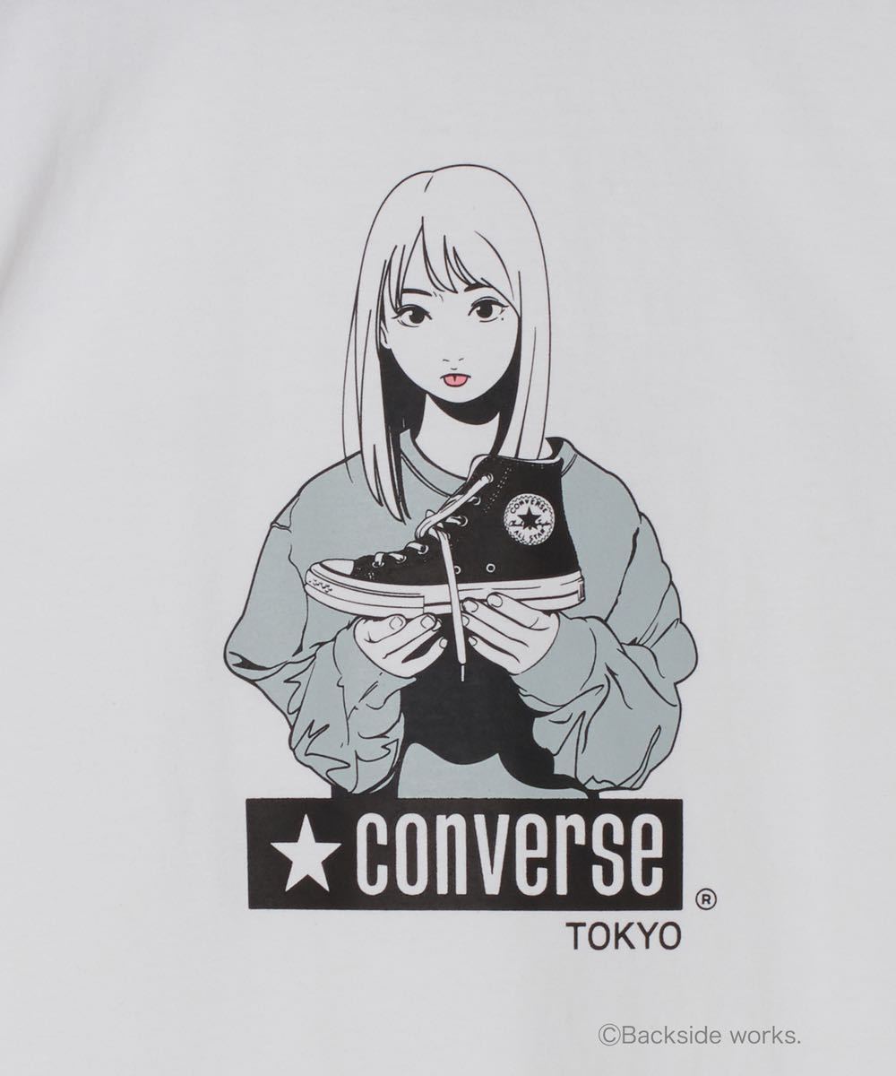 再追加販売 CONVERSE Backside works. 履かないの? TシャツMサイズ
