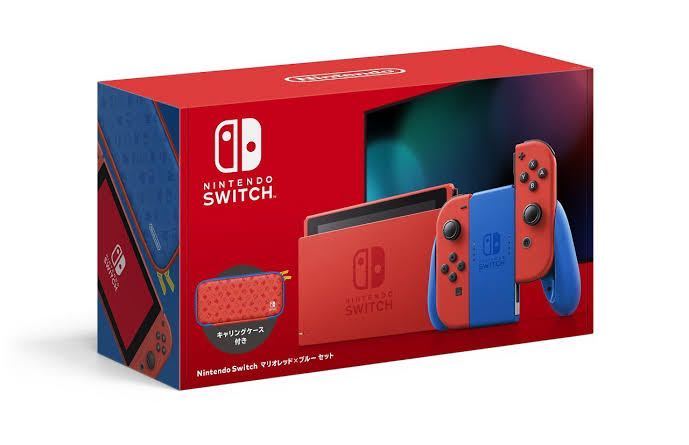 Nintendo Switch 本体 マリオレッド × ブルー セット 任天堂 スイッチ セブンネット 限定 バッグ ３Ｄワールド フューリーワールド 新品