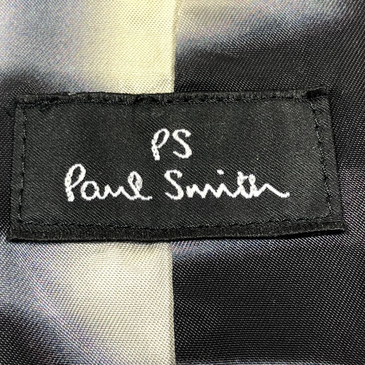 Paul Smith ポールスミス ベスト ジレ ウール 薄手 ブラック 総柄 XLサイズ PP-BM-39987 中古 使用感あり_画像7
