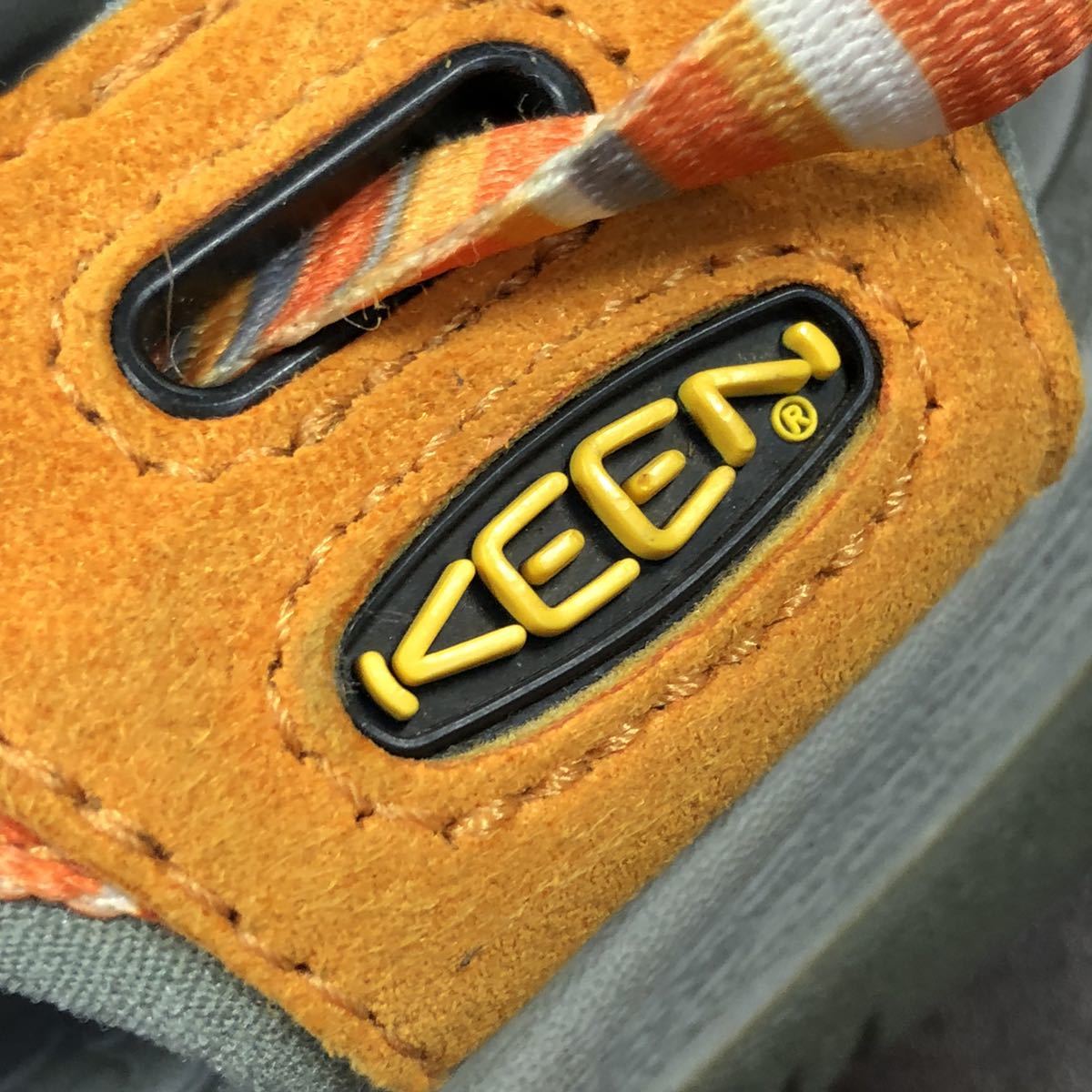 KEEN キーン スポーツサンダル ウィスパー 1003708 レディース US7.5 24.5㎝ 中古 使用感あり オレンジ_画像9