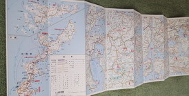 ★地図/とても便利で色々な情報を載せた楽しい地図と全日本道路地図２冊セット♪バイクツーリング最適！ドライブ旅行にも最適★日本一周を_道路地図：宿で明日のコース企画に便利です