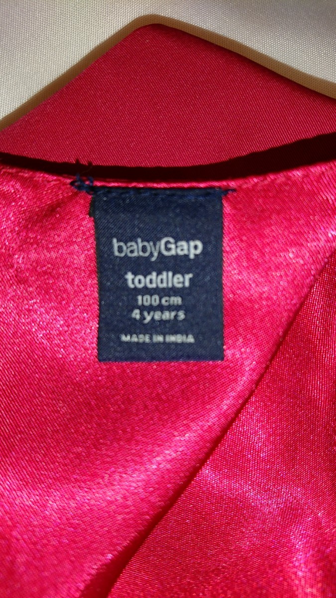 【値下げ】baby Gap toddler ベビーギャップ リボンワンピース 100㎝