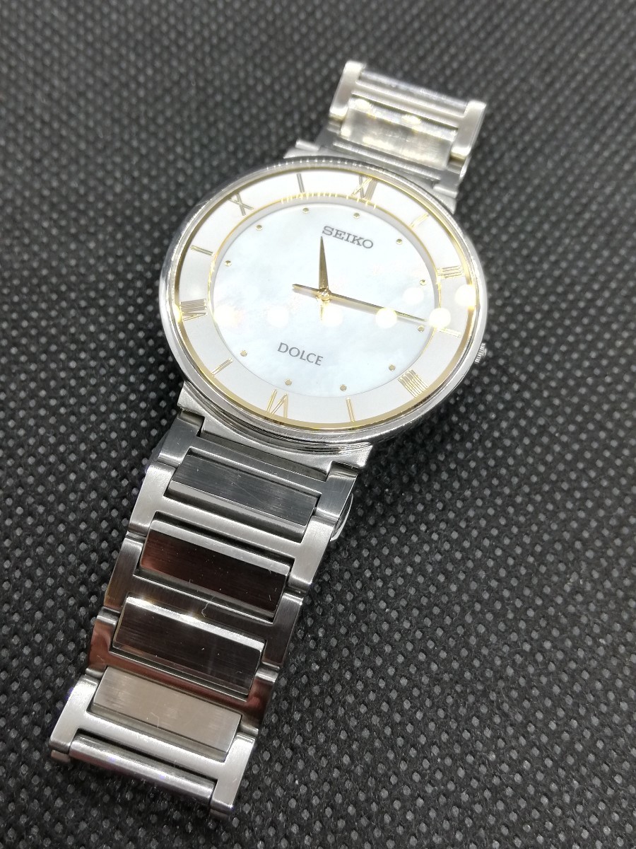 値下げ SEIKO Dolce 腕時計(クォーツ) 電池新品】SEIKO DOLCE セイコー ドルチェ SACK017 年差±10秒