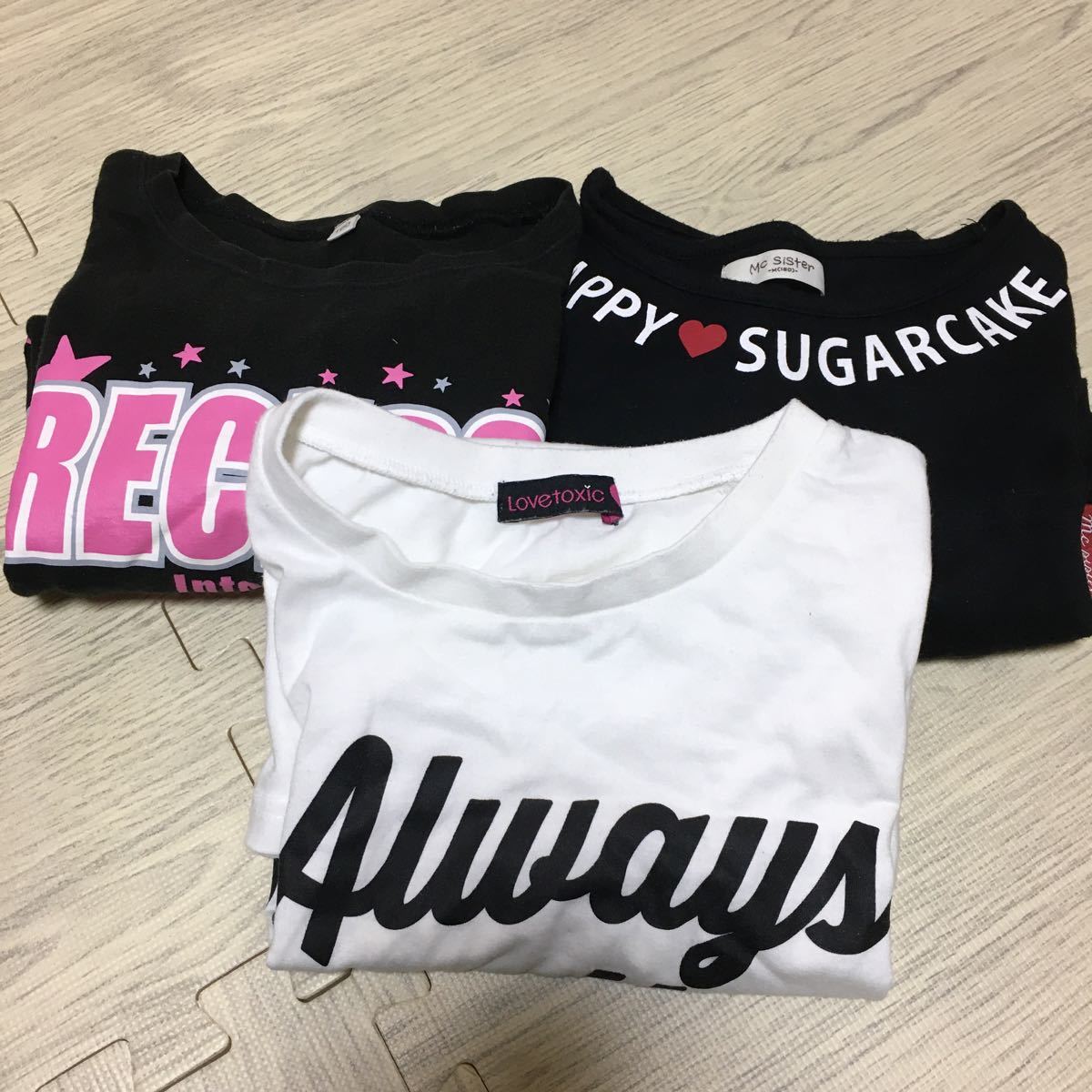 Paypayフリマ 最終値下げ 女の子服 160 長t 3枚セット ラブトキシックあり Paypayフリマ 最終値下げ 女の子服 160 長t 3枚セット ラブトキシックあり