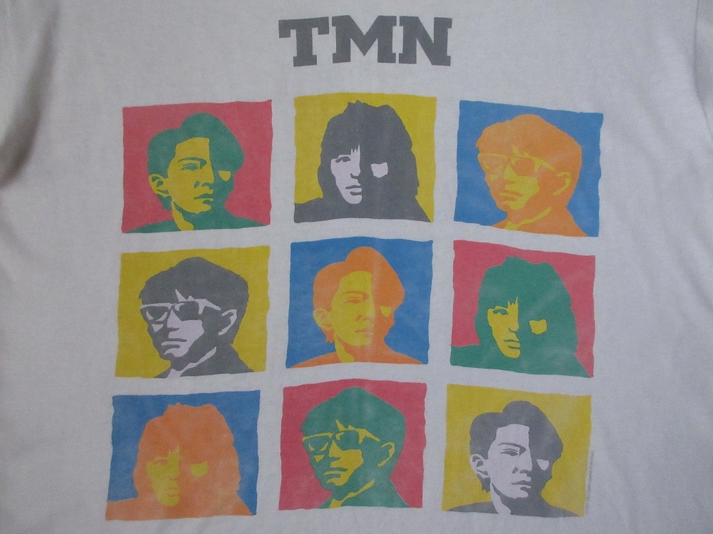 90´s USA製 TMN Andy Warhol風 BROCKUM Tシャツ L TM NETWORK