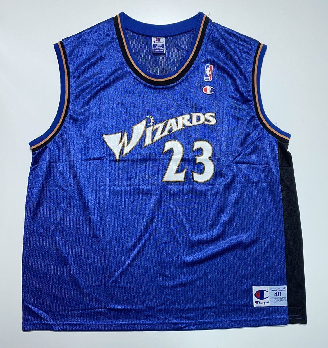 【XL】新品 Champion NBA WIZARDS 23 JORDAN Uniform チャンピオン nba ワシントンウィザーズ マイケルジョーダン ユニフォーム G432