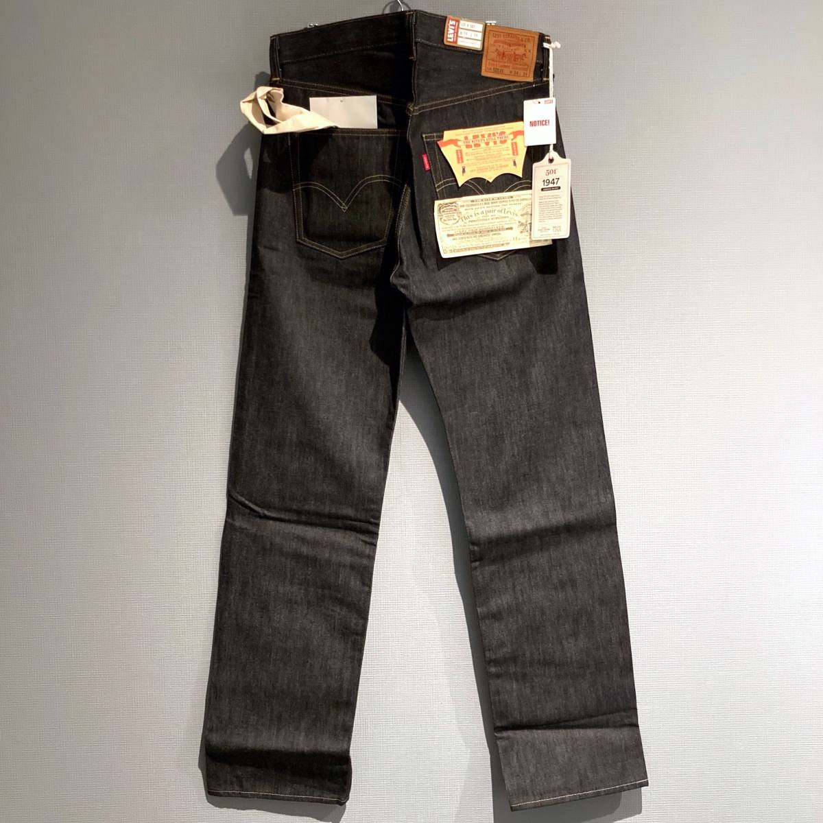 品質保証 米国製 1947年モデル 最終ホワイトオーク LEVI'S 501XX 47501