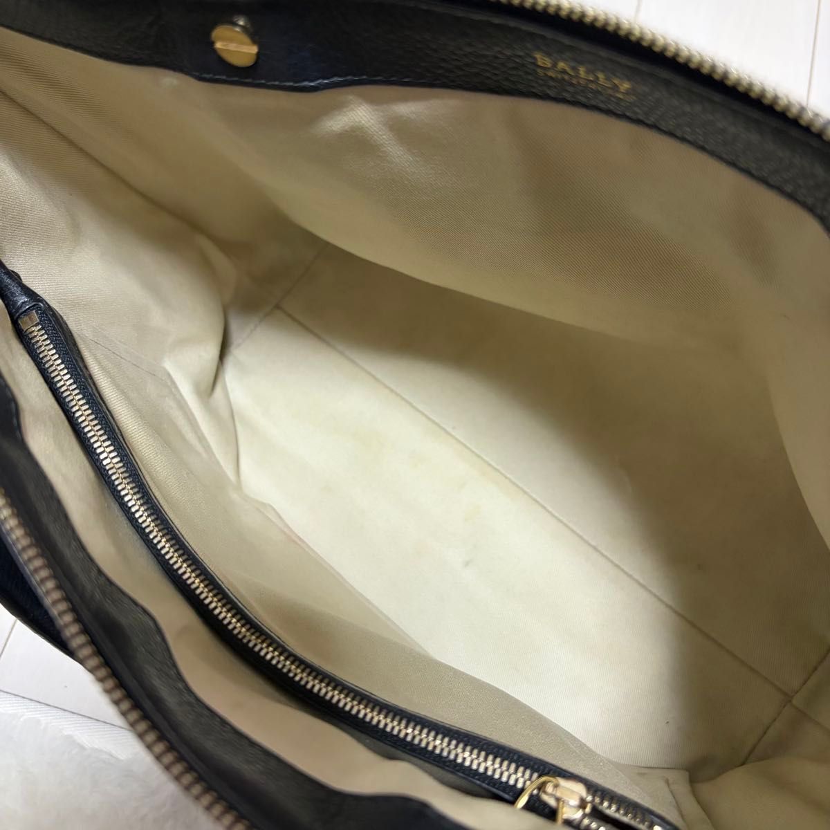 BALLY バリー トートバッグ ビジネスバッグ レザー ブラック トレイン