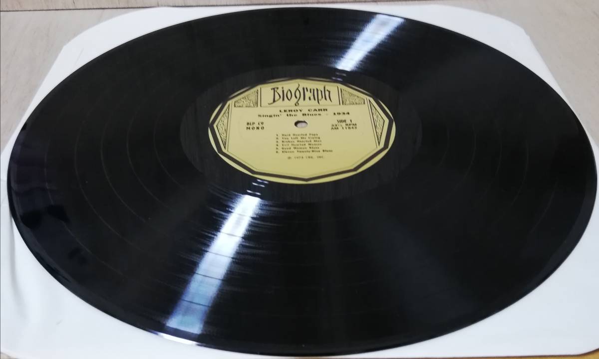 【LP】LEROY CARR - SINGIN' THE BLUES - 1937 - *1_画像7