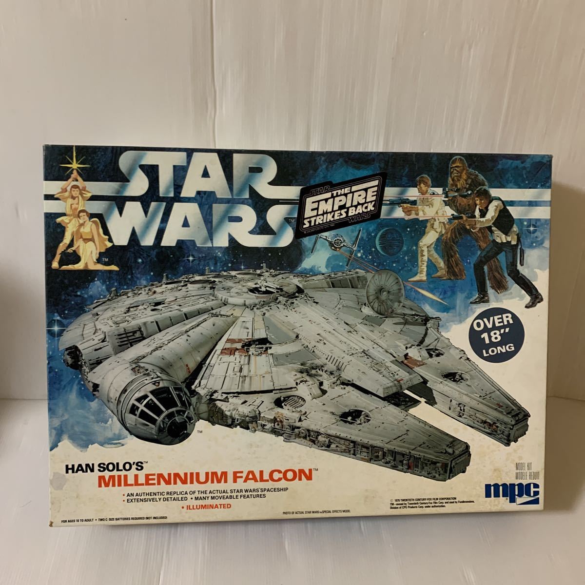 ★レア★希少★mpc ミレニアムファルコン MILLENNIUM FALCON ★スターウォーズ 初期版　電装パーツ付_画像1