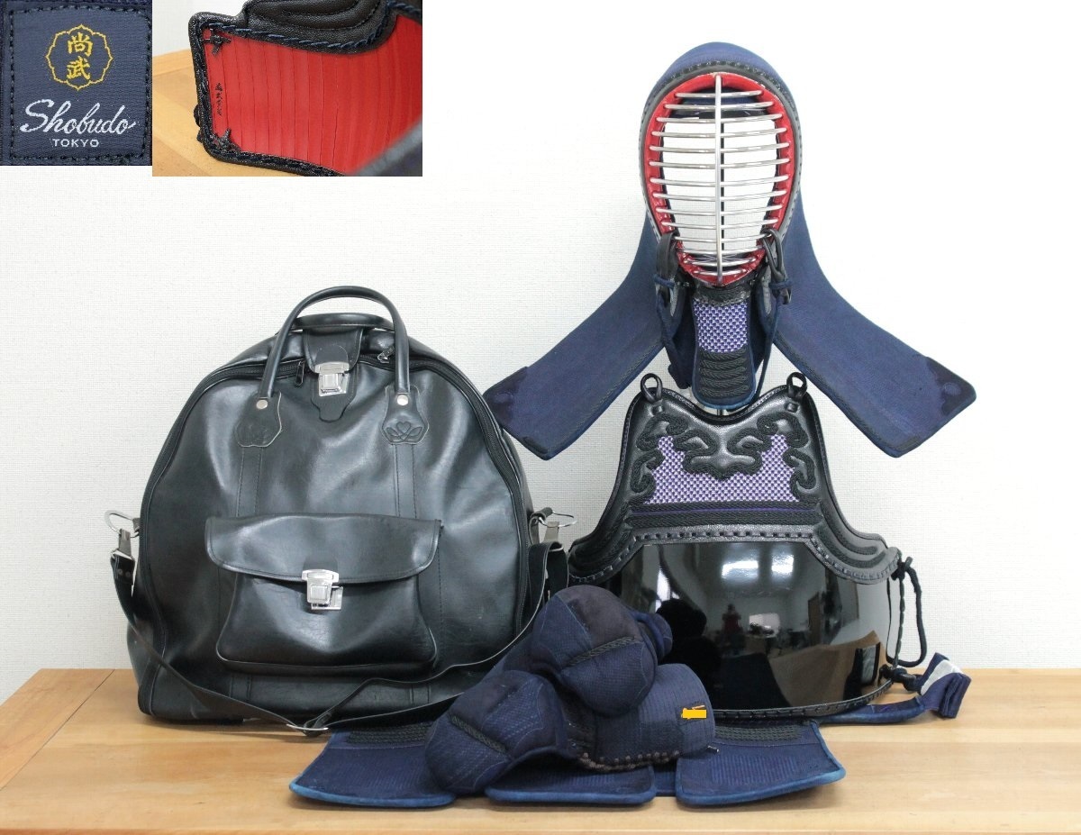 h9861○防具一式◇つむじ64.7cm◇4mmミシングノメ刺◇高校・一般160