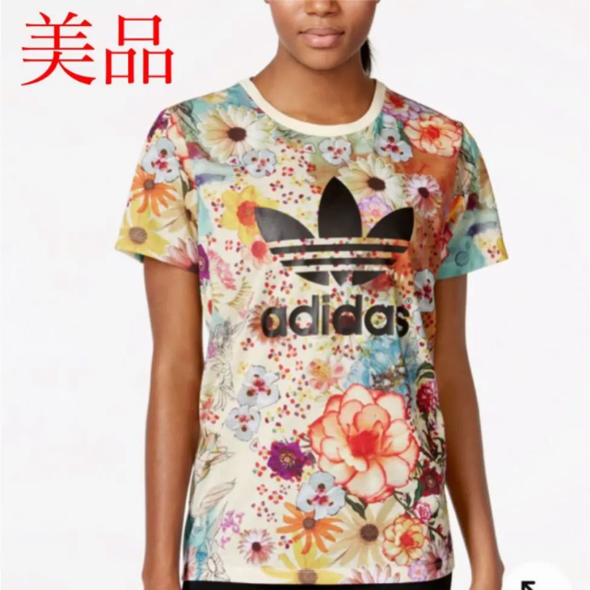 アディダス adidas tシャツ セットアップ ファーム コラボ 花柄 美品