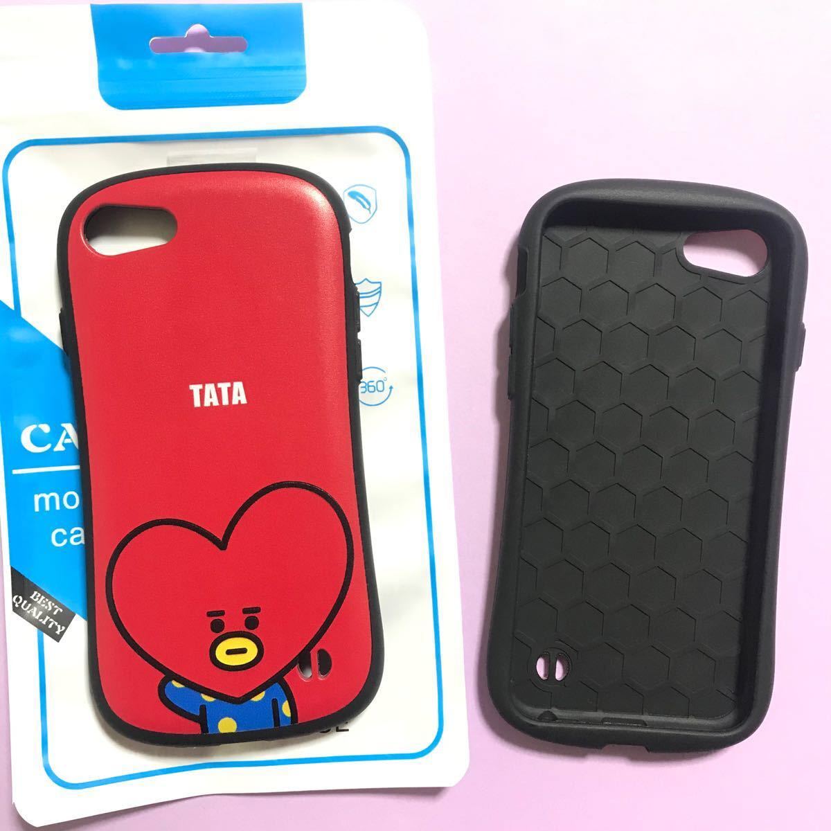 BT21 TATA iPhone XR スマホケース&リング　テテ BTS　カバー 防弾少年団 テヒョン