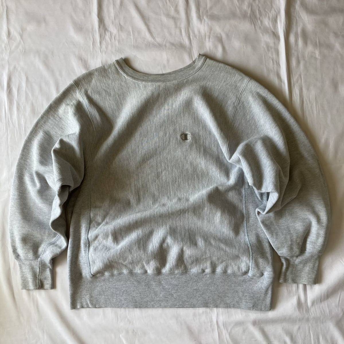 美品 80's 無地グレー チャンピオンリバースウィーブ Champion REVERSE