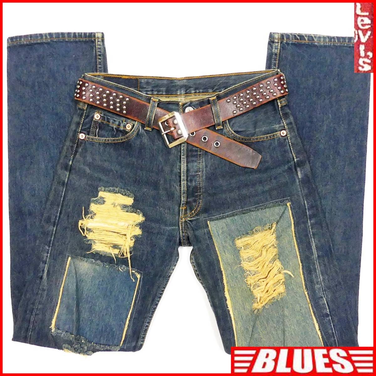 【超安い】 デニム UK製 メンズ Levis ハードダメージ加工ジーンズ リーバイス501★W30 即決★イギリス製 パンツ ボタンフライ ストレート ボトムス W30 【超安い】 デニム UK製 メンズ Levis ハードダメージ加工ジーンズ リーバイス501★W30 即決★イギリス製 パンツ ボタンフライ ストレート ボトムス W30