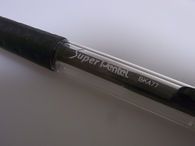 ぺんてる　ボールペン0.7mm 黒 ブラック　Super Pentel （スーパー ぺんてる） 油性ボールペン　BK477 送料120円_画像9