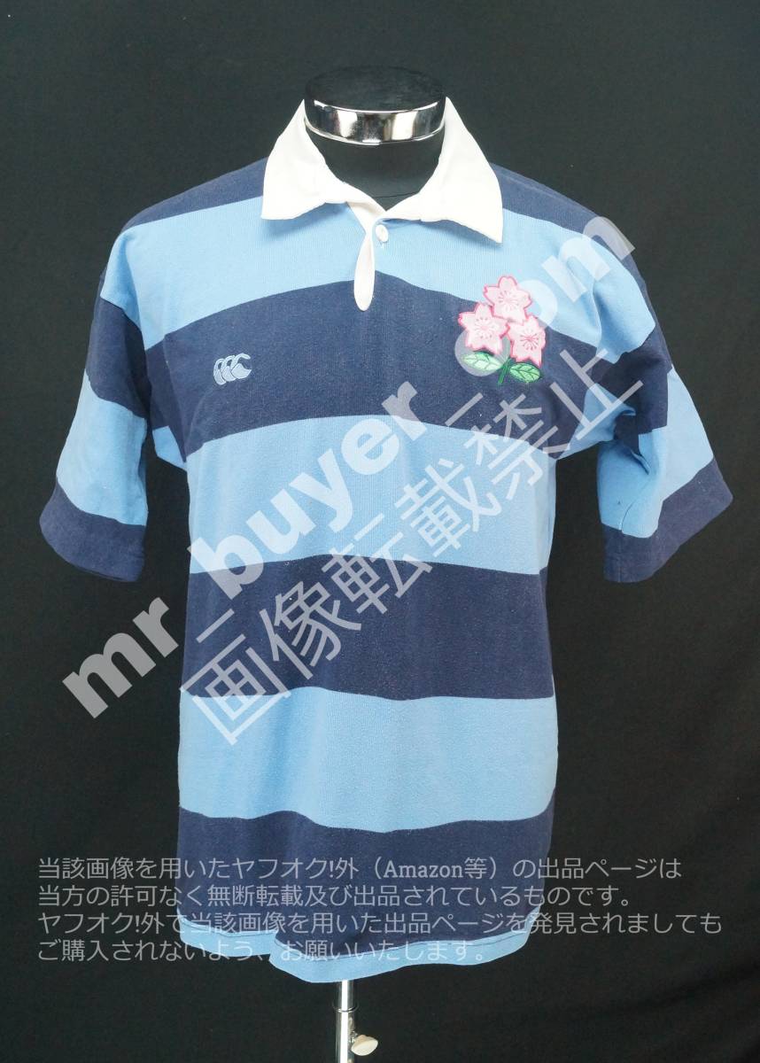 再再販! Canterbury ラグビー L ボーダージャージ 日本代表 ジャージ