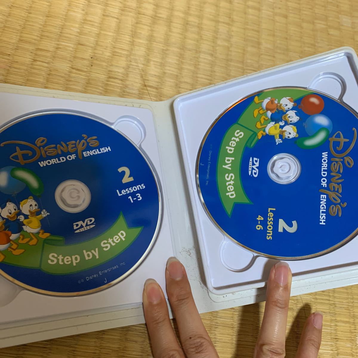 ディズニー英語システム　ステップバイステップ　DWE DVD step by step お試し　英語教材