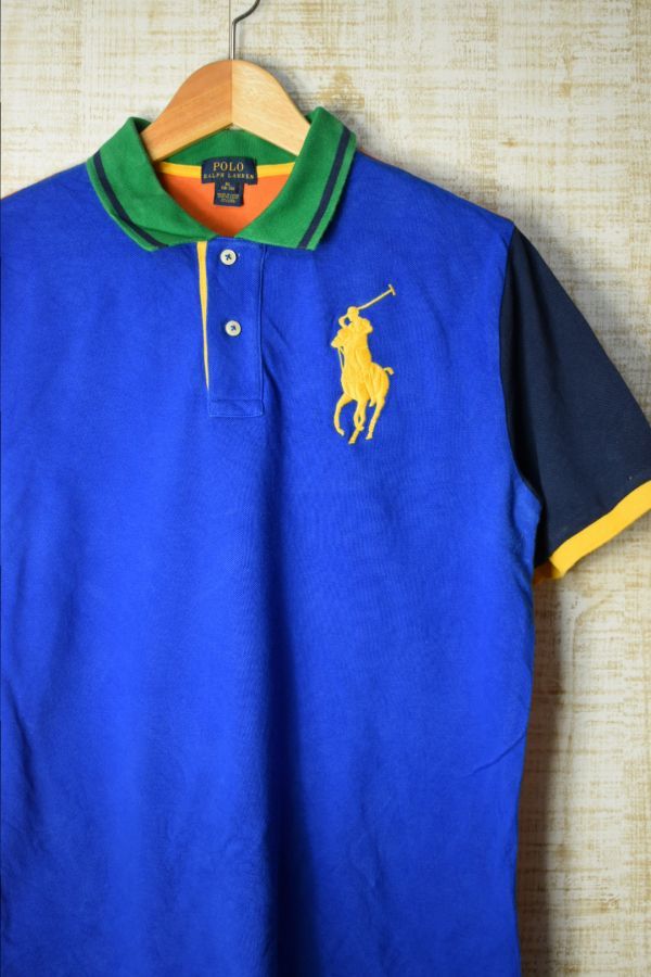 US古着 POLO Ralph Lauren ラルフローレン ポロシャツ ビッグポニー