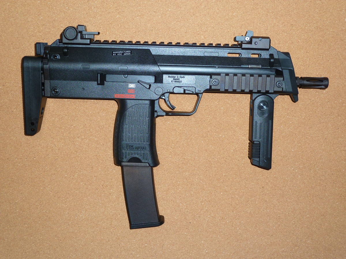 新品同様 KSC MP7A1-II SYSTEM7 PDW SMG ガスブローバック サブ