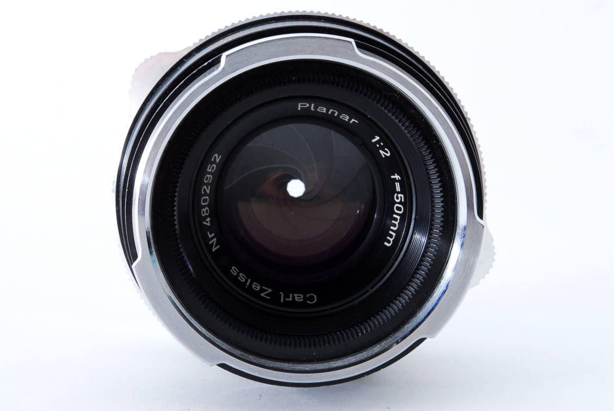 値下げ！　★☆希少レンズ！　CONTAREX Carl Zeiss Planar 50mm F2 動作良好品！　ドイツ製　＃C133☆★_画像2