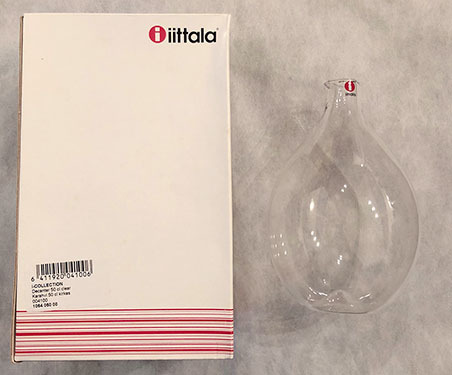 ■iittala 新品 Timo Sarpaneva I-COLLECTION Decanter Bird Bottle Clear ティモ・サルパネヴァ イッタラ フィンランド バードボトル