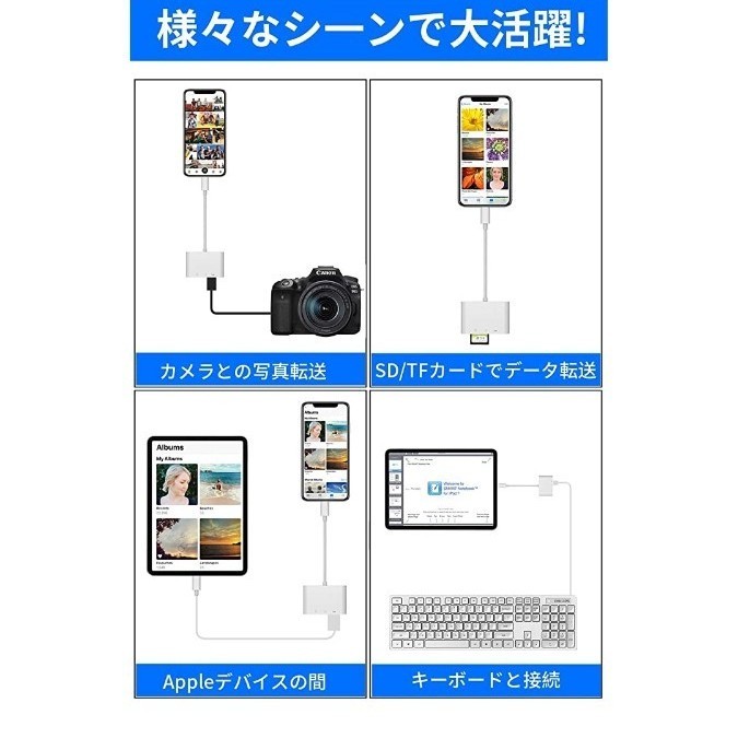 Lightning カードリーダー  USB3.0